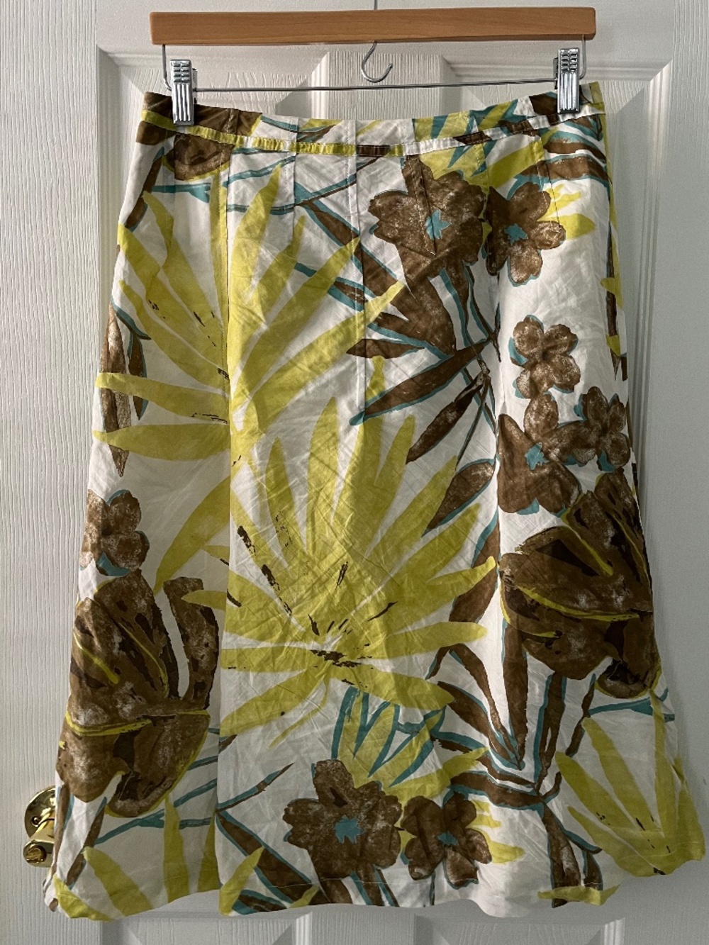 Ross Mayer Patterned Skirt - Size 8 - Authentic